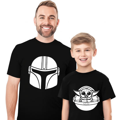 Star Wars Mandalorian & Baby Yoda Father Son Shirts