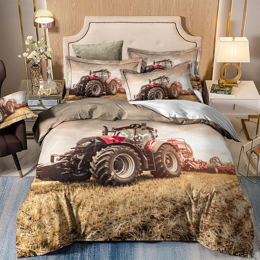 Farm Harvest Tractor Bedding Set