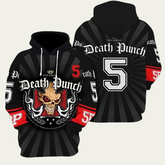 Five Finger Death Punch Skull Hoodie