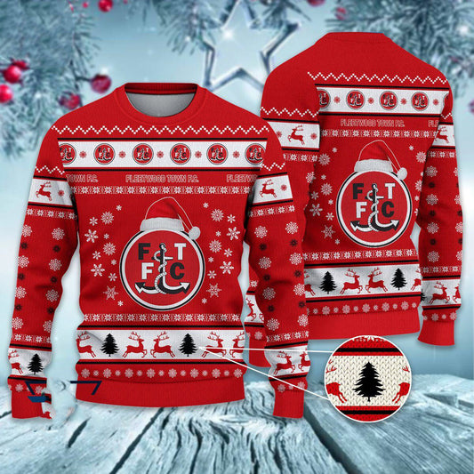 Fleetwood Town Christmas Ugly Sweater