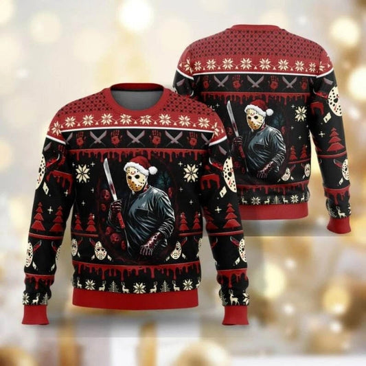 Friday the 13th Jason Voorhees Ugly Christmas Sweater