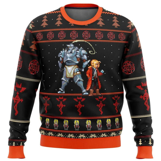 Fullmetal Alchemist Alt Ugly Christmas Sweater