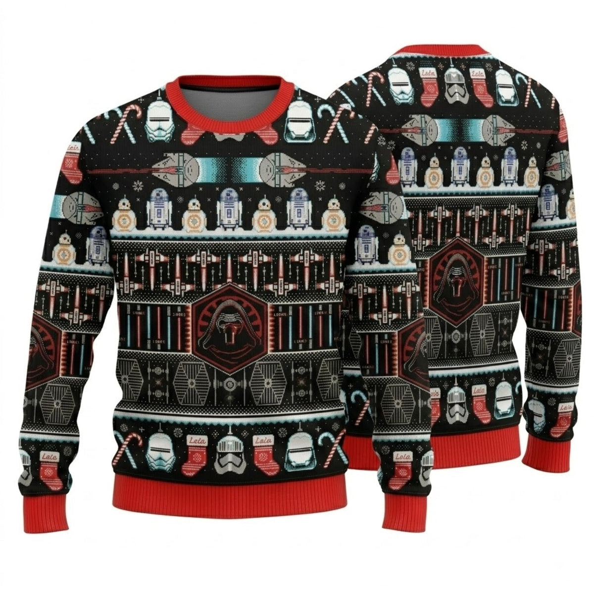 Galactic Sci-Fi Heroes Star Wars Ugly Christmas Sweater