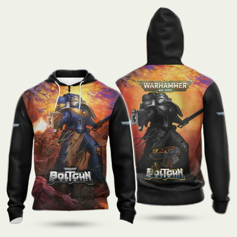 Game Warhammer 40K Boltgun Hoodie