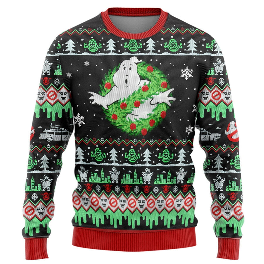 Ghostbuster Ugly Christmas Sweater