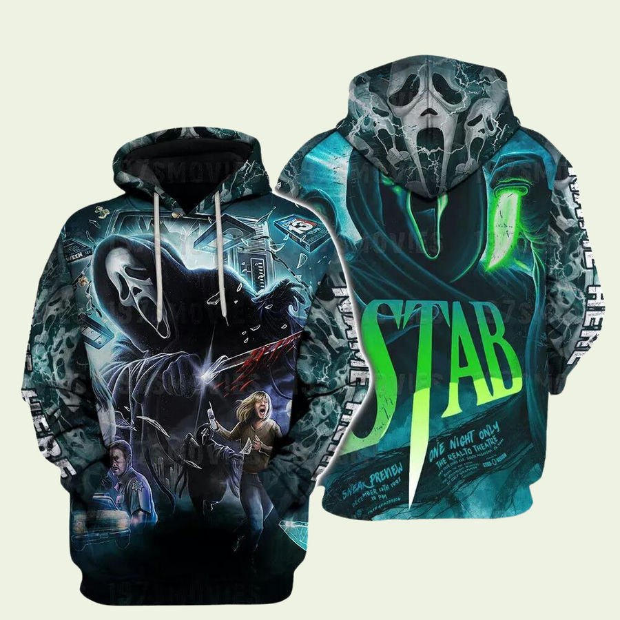 Ghostface Scream Halloween Horror Movie Hoodie