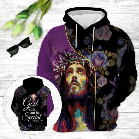 God Calls You His Special Treasure Christian God Jesus Hoodie
