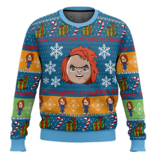 Good Guy Chucky Ugly Christmas Sweater