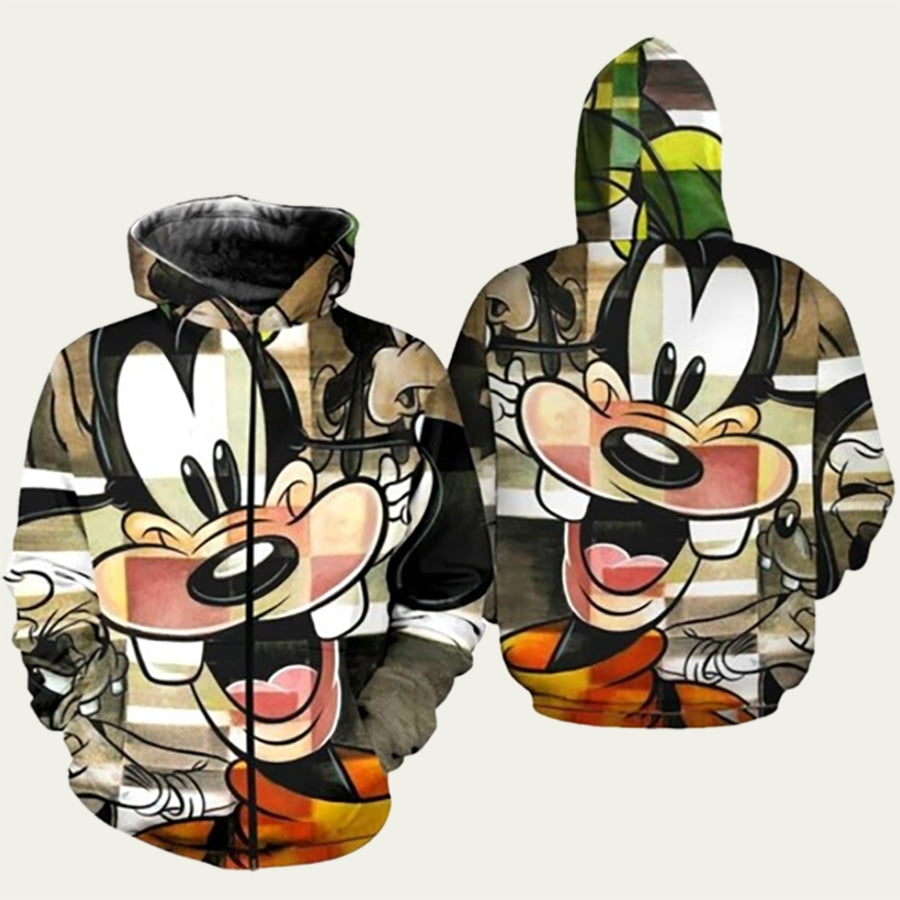 Goofy Dog Face Hoodie