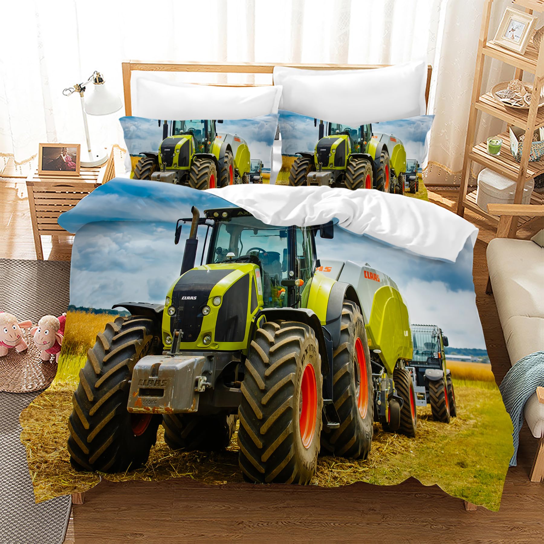 Green Claas Tractor Bedding Set