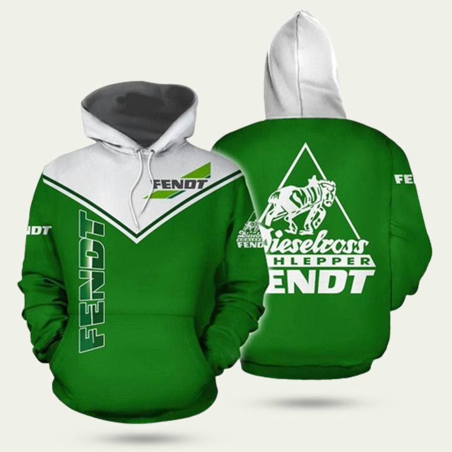 Green Fendt Tractor Hoodie