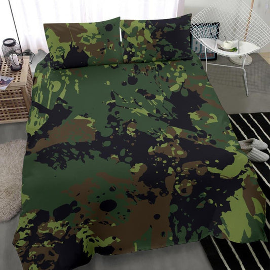 Grunge Camouflage Bedding Set