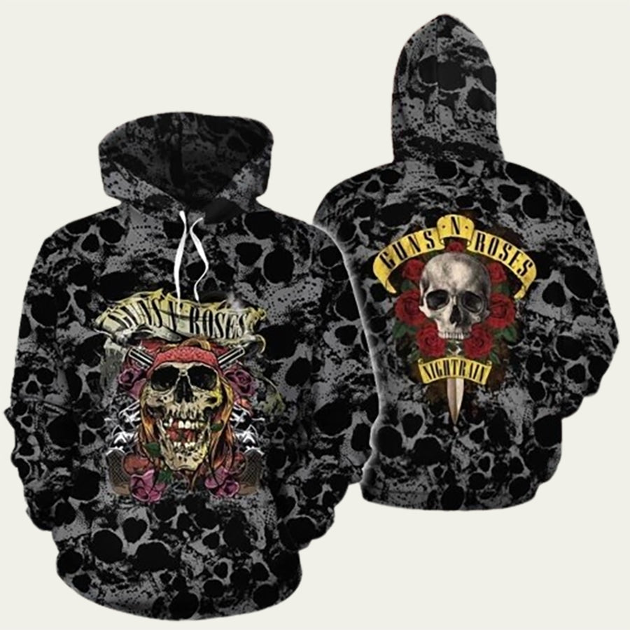Guns N Roses Rock Band Nightrain Hoodie