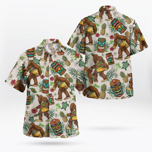 Bigfoot Aloha Vibes Hawaiian Shirt