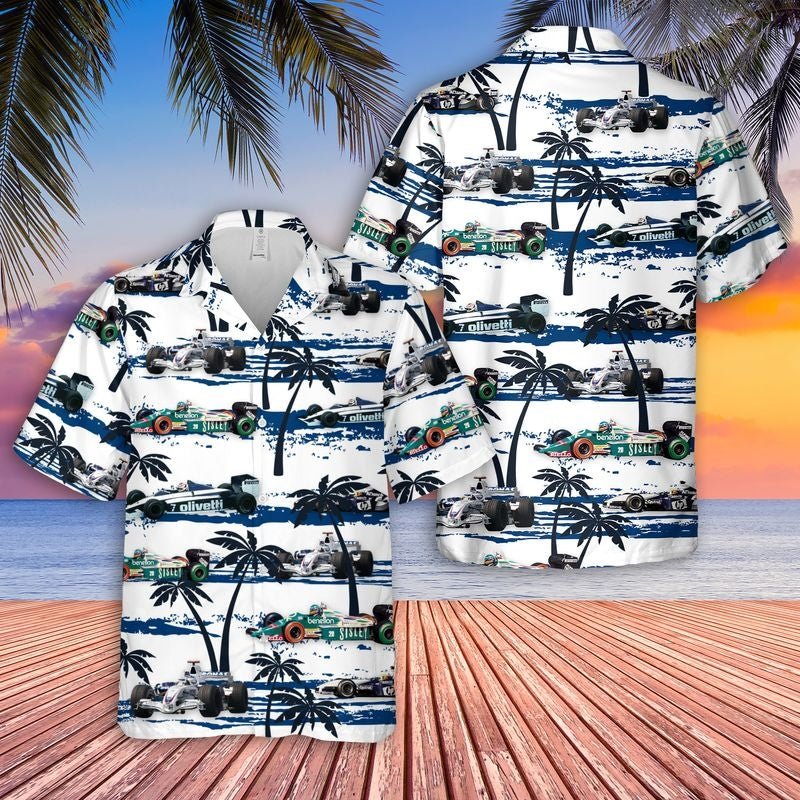 BMW in Formula One Hawaiian Shirt