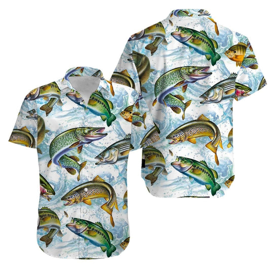 Freshwater Fishing Hawaiian Shirt