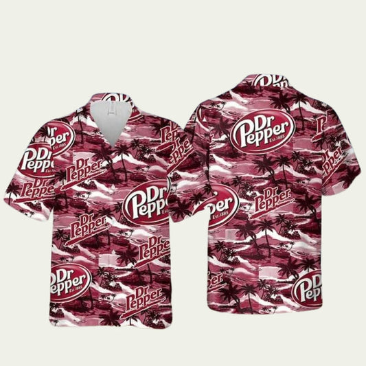 Dr Pepper Beer Hawaiian Shirt
