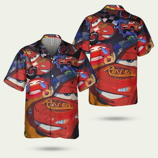 Lightning Mcqueen Emotion Hawaiian Shirt
