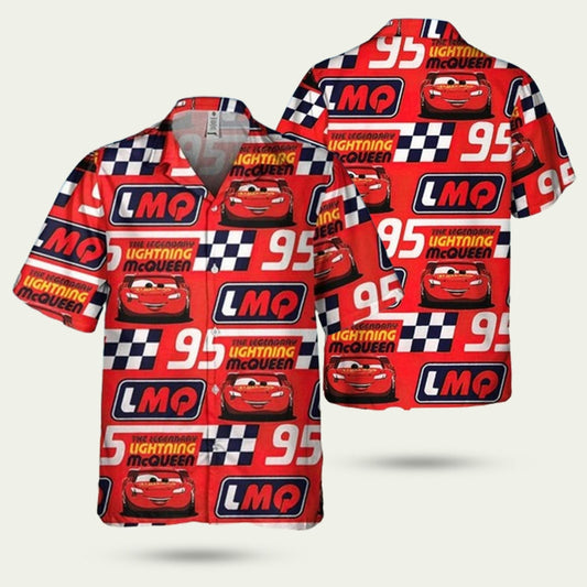 The Legendary 95 Lightning Mcqueen Hawaiian Shirt
