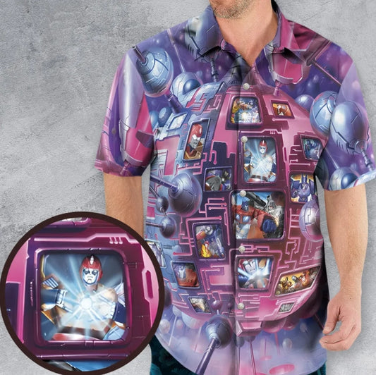 Unicron’s Brain Transformers Hawaiian Shirt