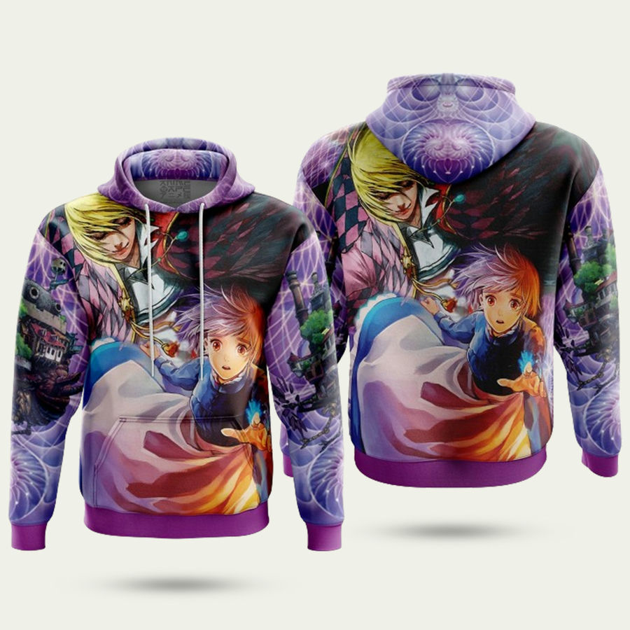 Howls Moving Castle Studio Ghibli Hoodie