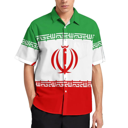 Iran Flag Hawaiian Shirt