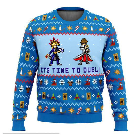 Its Time To Duel Yugioh Ugly Christmas Sweater