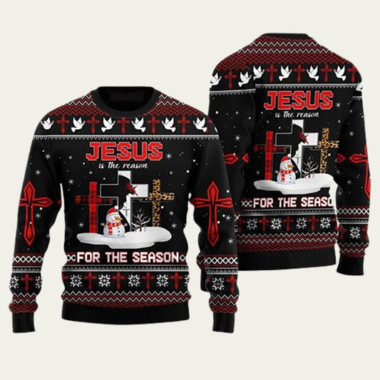 Jesus Is The Reason For The Season Ugly Christmas Sweater