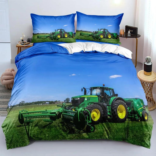 John Deere Tractor with Windrower Bedding Set