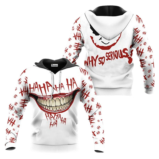 Joker Hahaha Why So Serious Hoodie