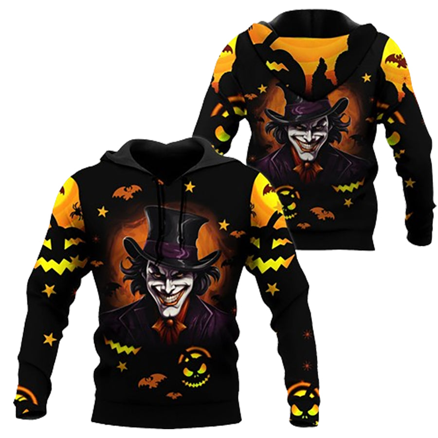 Joker Happy Halloween Pumpkin Hoodie