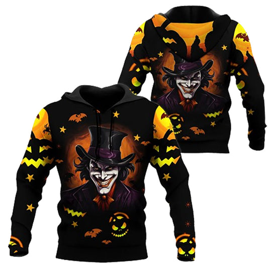 Joker Happy Halloween Pumpkin Hoodie