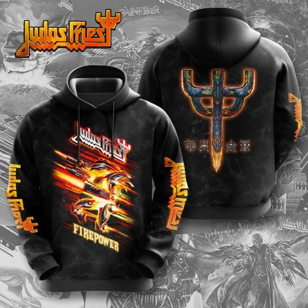 Judas Priest Fire Power Hoodie