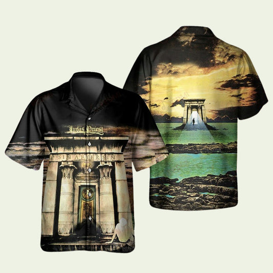 Judas Priest Sin After Sin Album Hawaiian Shirt