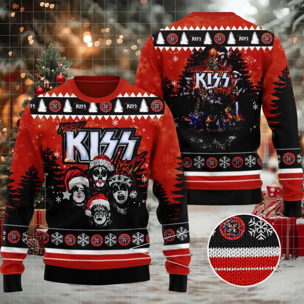 Kiss Heavy Metal Band Ugly Xmas Sweater