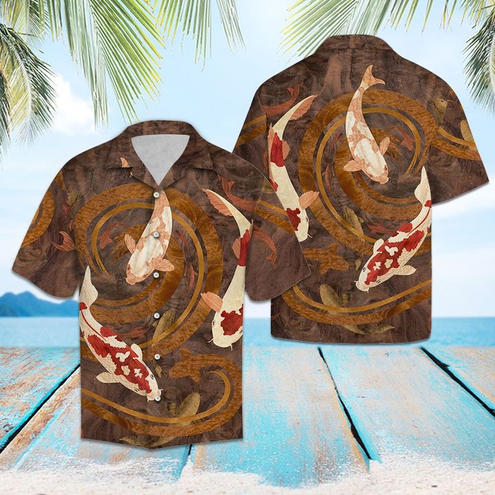 Koi Fish Vintage Hawaiian Shirt