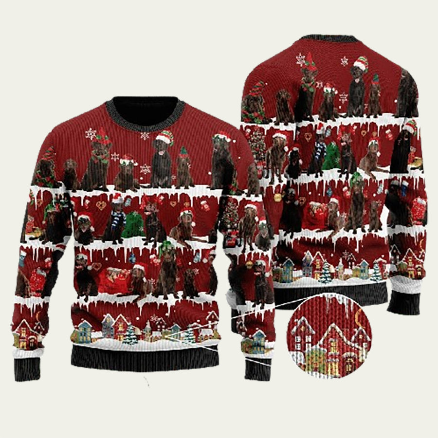 Labrador Dog Ugly Christmas Sweater