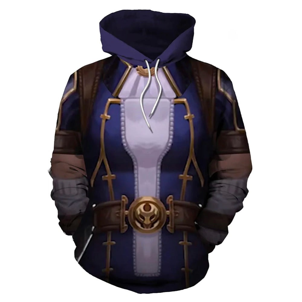 League Of Legends Caitlyn Cosplay Hoodie