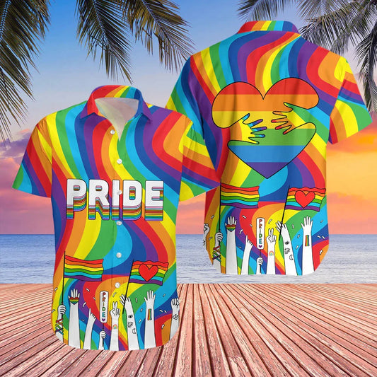 Lgbt Pride Month Theme Hawaiian Shirt