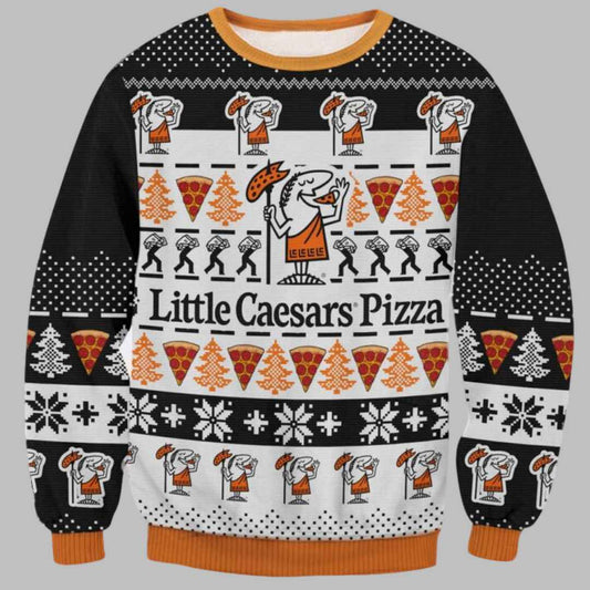 Little Caesars Pizza Ugly Christmas Sweater