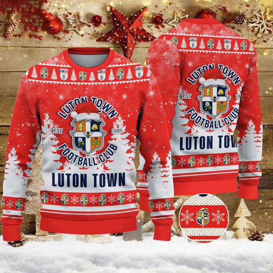 Luton Town Ugly Christmas Sweater Jumper