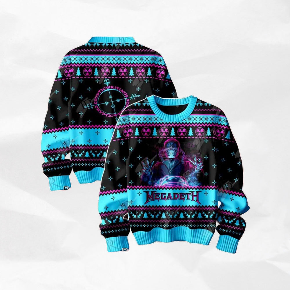 Megadeth Cryptic Ugly Christmas Sweater