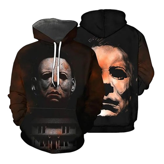 Michael Myers The Ghost House Halloween Hoodie