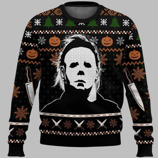 Michael Myers Ugly Christmas Sweater
