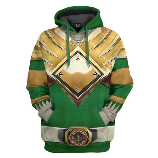 Mighty Morphin Green Power Rangers Hoodie