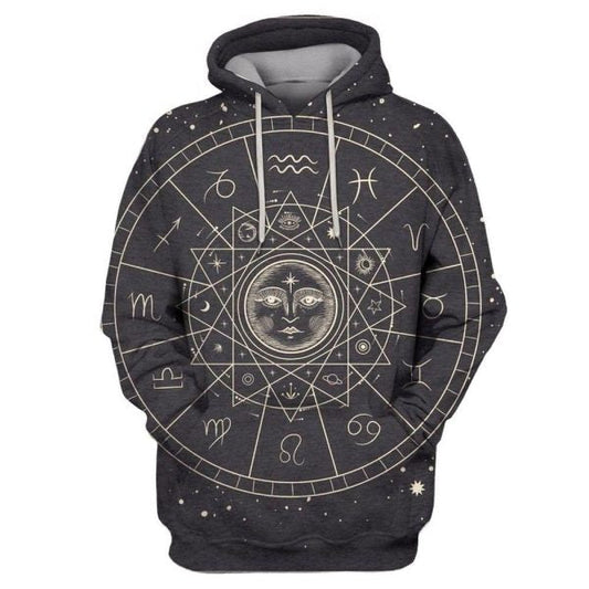 Moon Phase Vector Hoodie