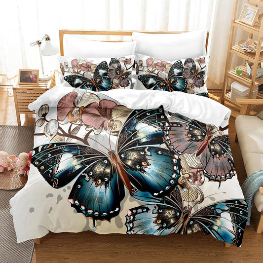 Moth Butterfly Bedding Set