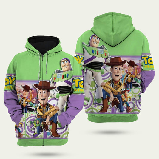 Movie Toy Story Green Hoodie