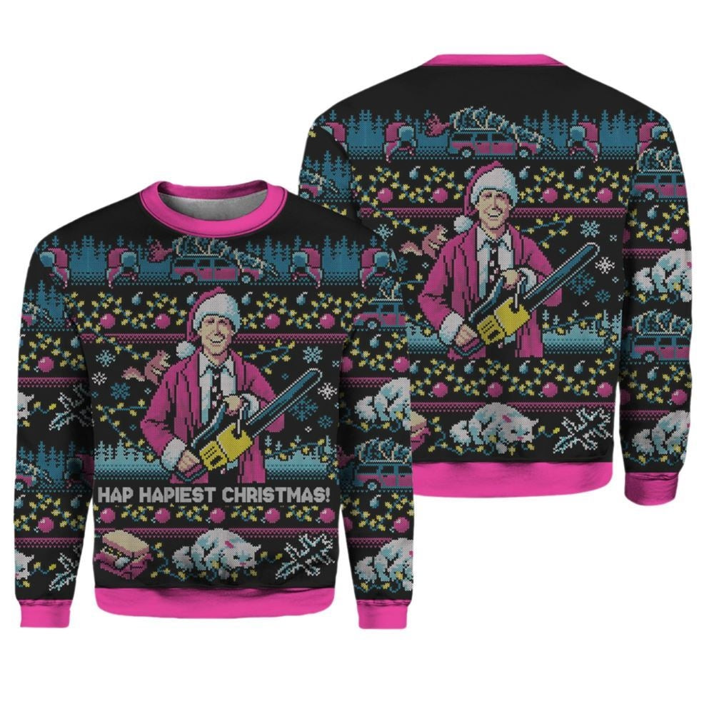 National Lampoons Vacation Hap Hapiest Christmas Sweater
