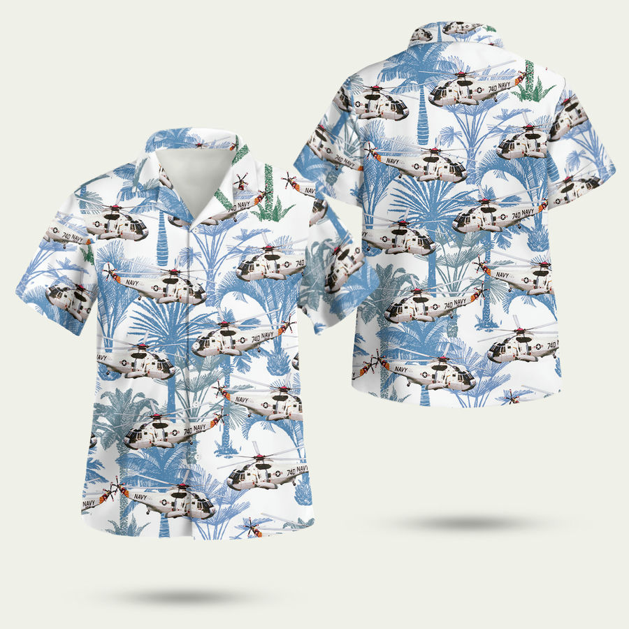 Navy Sikorsky SH 3 Sea King Hawaiian Shirt